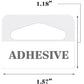 Hang Tabs Clear 1.6" x 1.2" [pk-500]