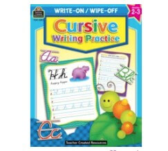 Book Wipe-Off Cursive