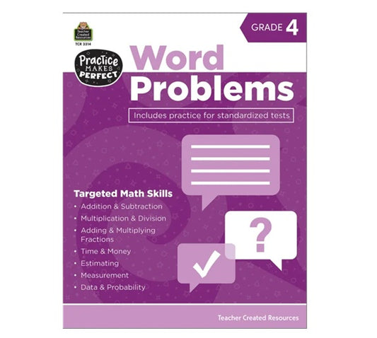 Practice Makes Perfect: Word Problems Grade 4