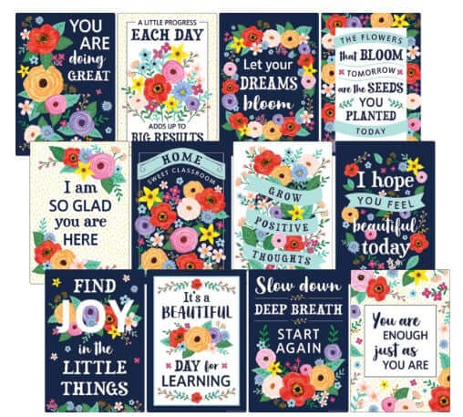 Positive Posters Flowers [pk-12]