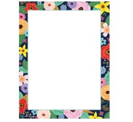 Computer Paper Wildflowers