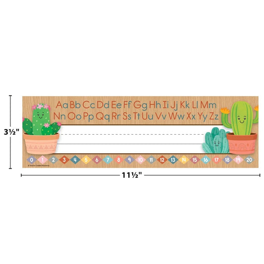 Name Plates Cactus