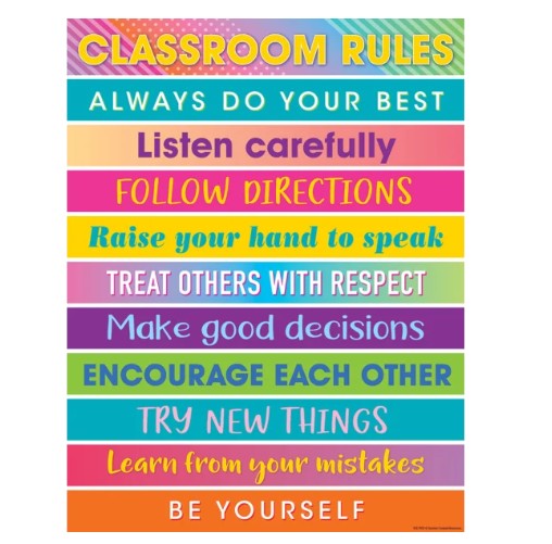 Poster Class Rules