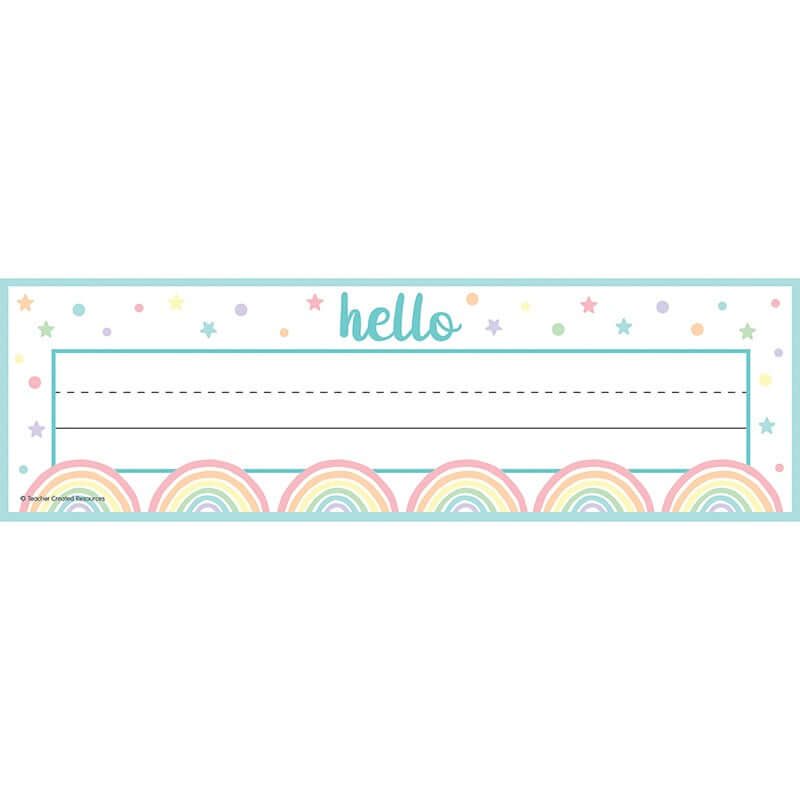 Name Plate Pastel Pop [pk-36]
