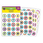 Stickers Numbers Polka Dots