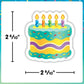 Mini Accents Birthday Cakes