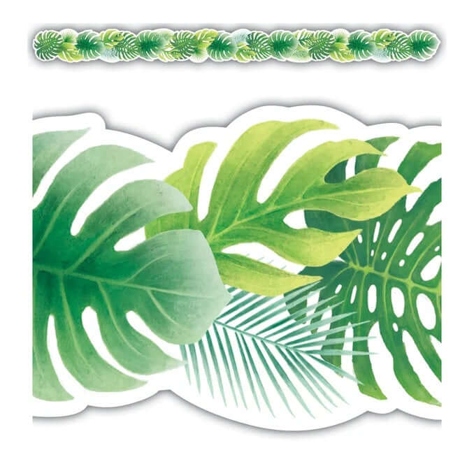 Border Tropical Leaves