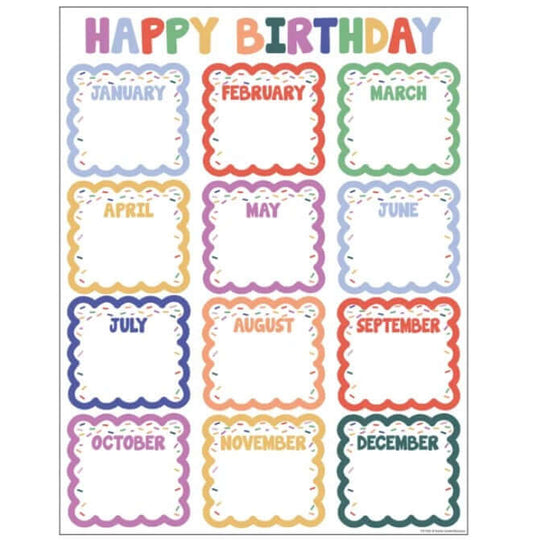 Poster Birthday Color Crush