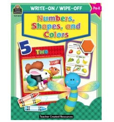 Book Wipe-Off Number, Shapes