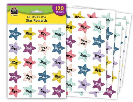 Stickers Stars Happy Days