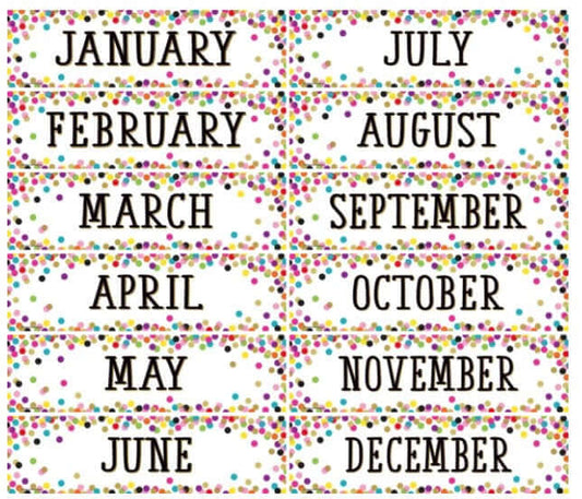 Monthly Headliners Confetti