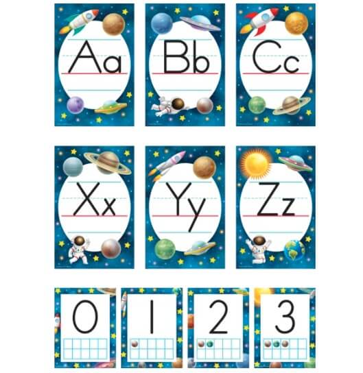 BBS Alphabet Outer Space