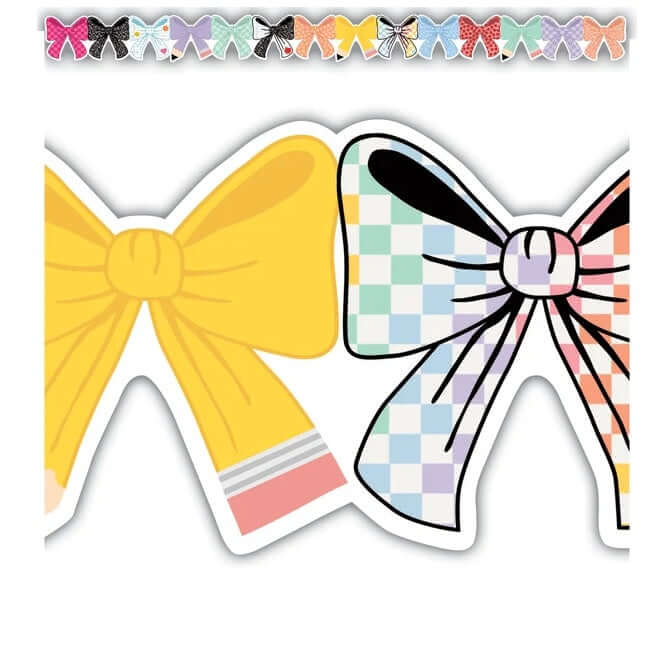 Border Bows Cool for School