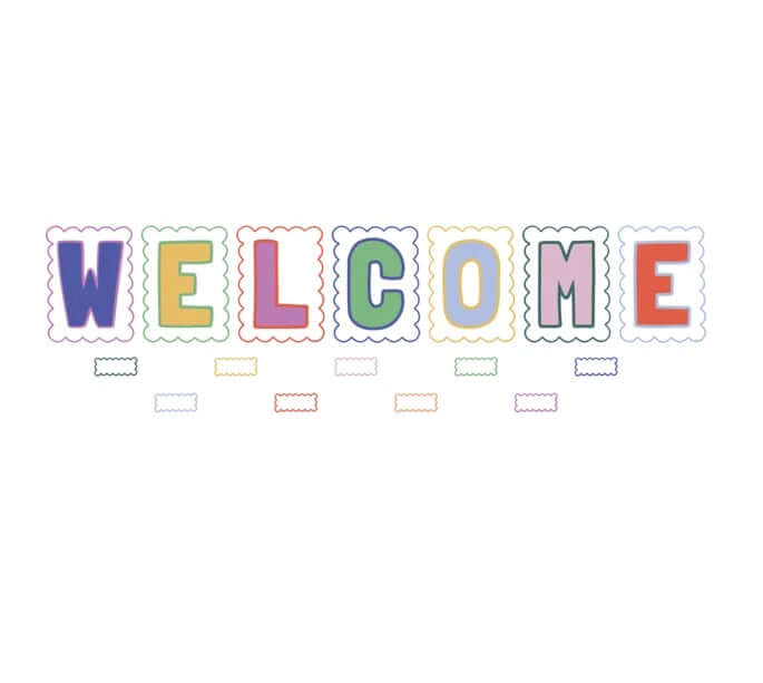 Welcome Color Letters BBS Welcome Color Crush – Humacao School Supply