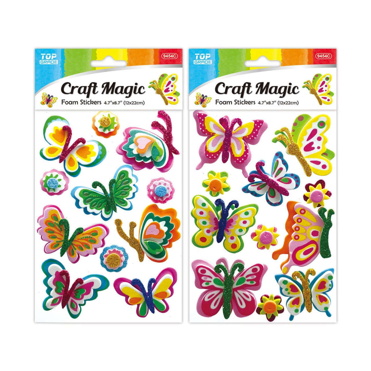 Foam Stickers Butterflies [Each]