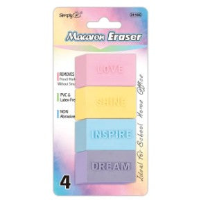 Macaron Eraser [pk-4]