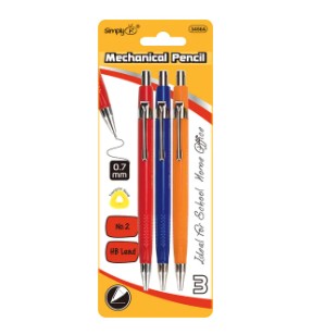 Mech. Pencil 0.7mm Triangular [pk-3]