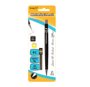 Mech. Pencil 0.7mm/w leads [pk-3]