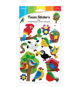 Stickers Foam Birds