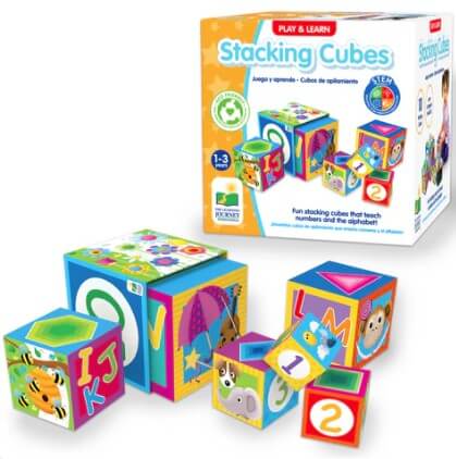 Stackable Math Cubes Play & Learn Stacking Cubes – Humacao School Supply