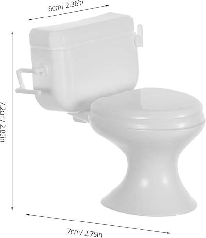 Miniature Toilet 2.7"