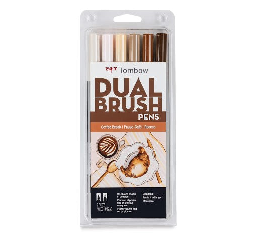 Dual Brush Coffee [pk-6]