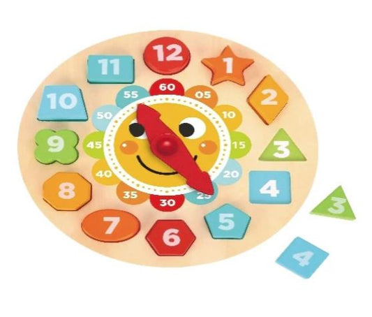 Colorful Puzzle Clock Numbers