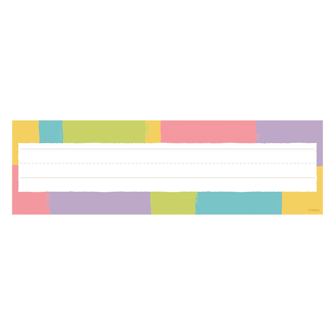 Name Plates Cheerful Stripes