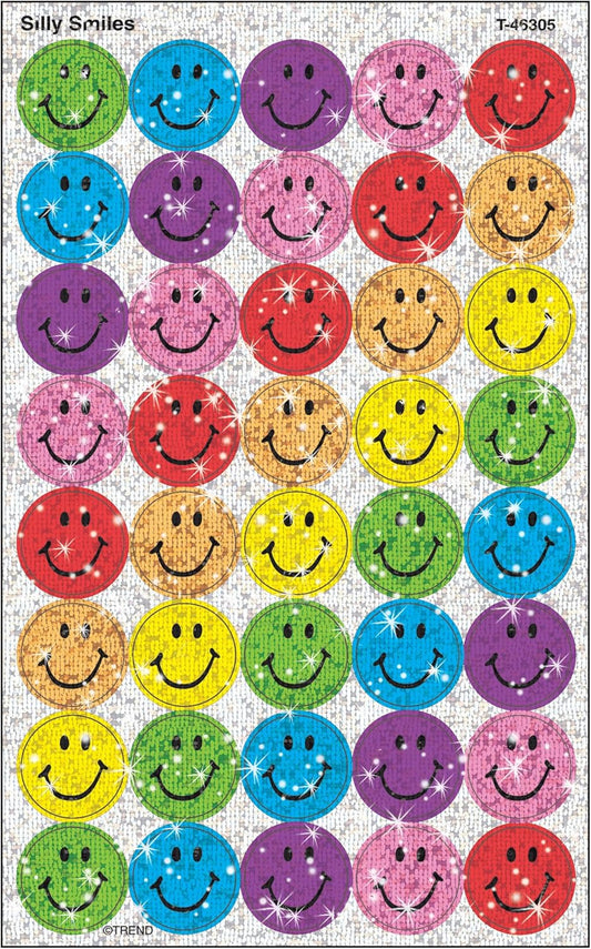 Stickers Silly Smiles [4 sheets]
