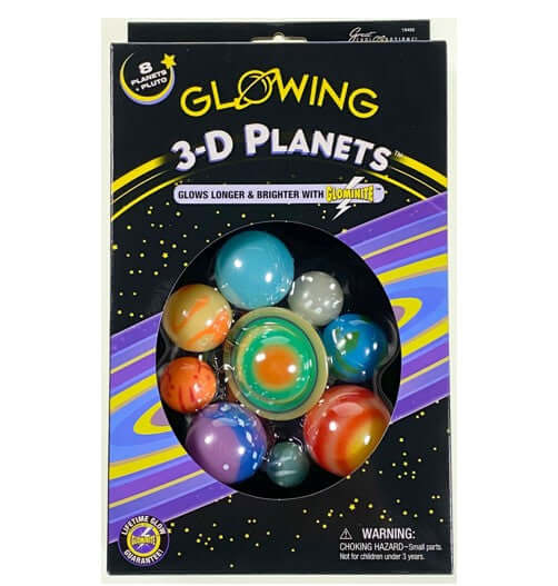 3-D Planets Glow in the Dark