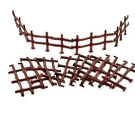 Mini Fence Brown [12pcs]