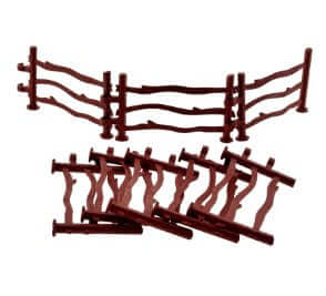 Mini Fence Brown [8pcs]