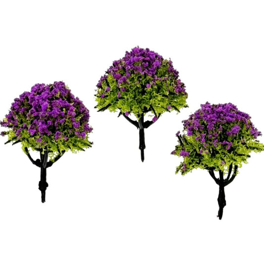 Mini Tree Purple Floral [pk-3]