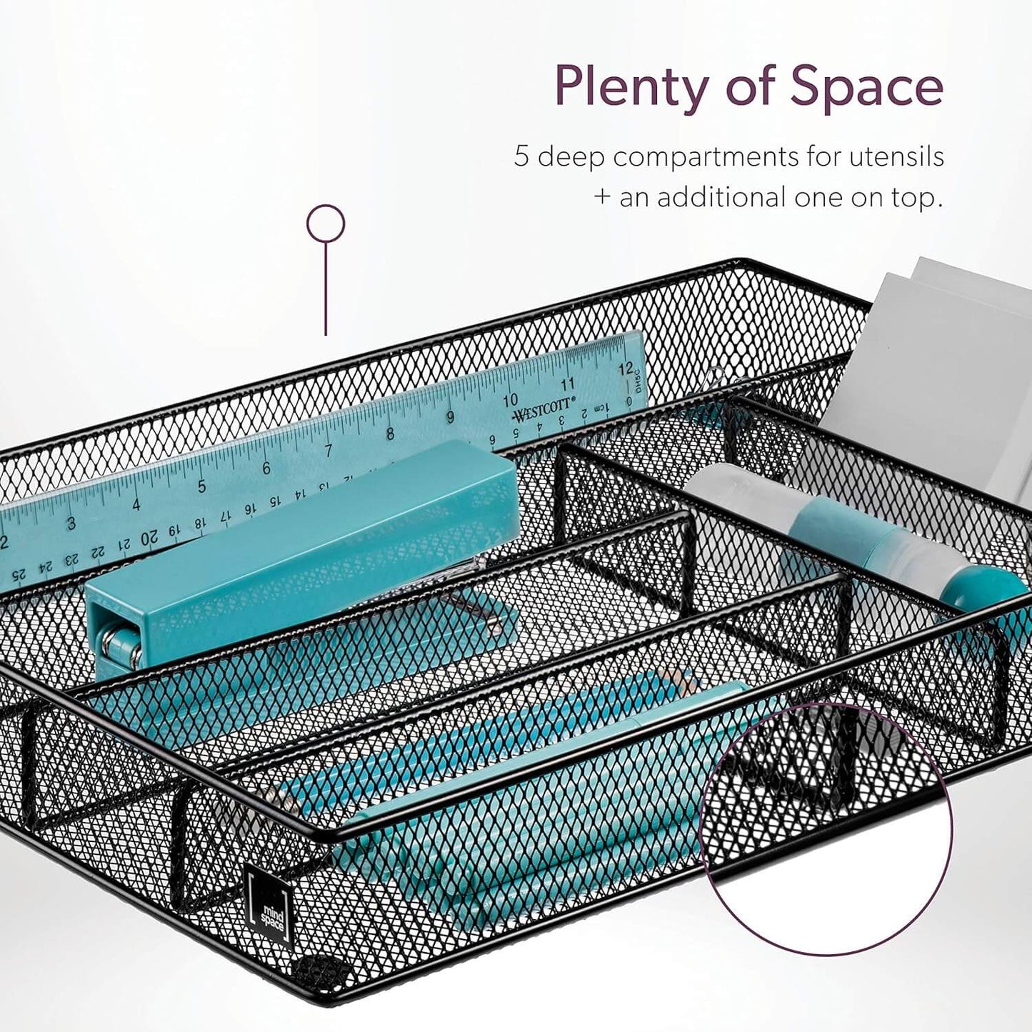 Tray Mesh 6 Compartment