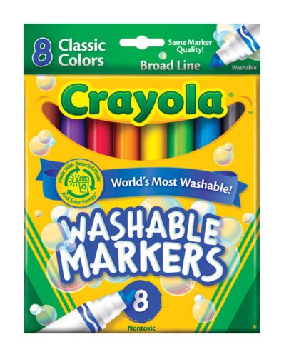 Marcadores gruesos lavables Crayola