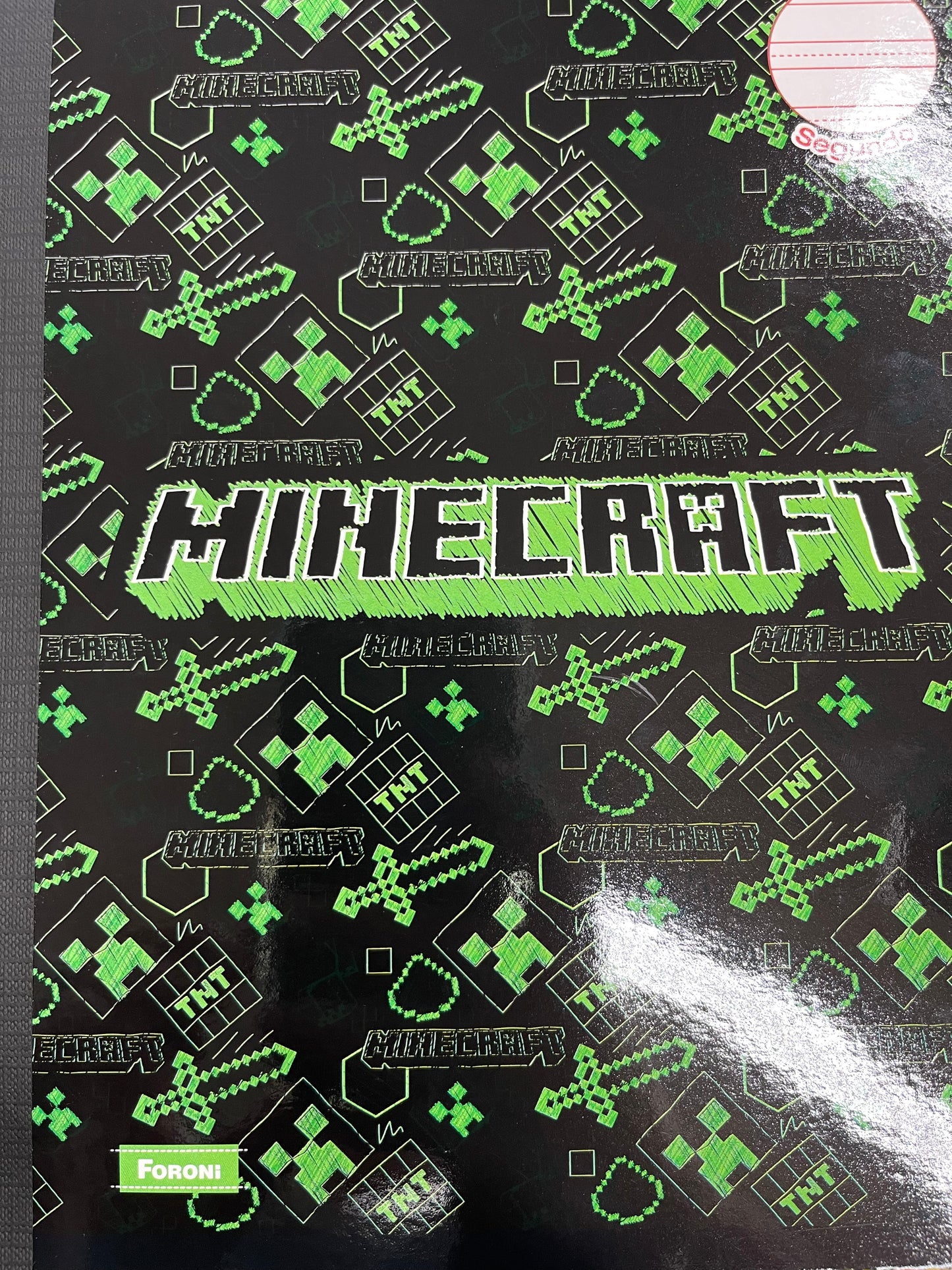 Libreta de Caligrafía Second Minecraft