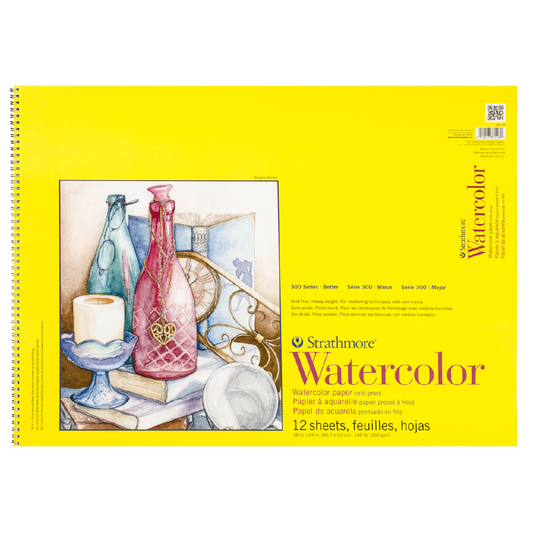 Pad Watercolor 18" x 24", 12 sheets [EACH]