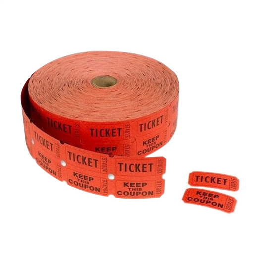 Ticket Roll Double Red [roll-2,000]