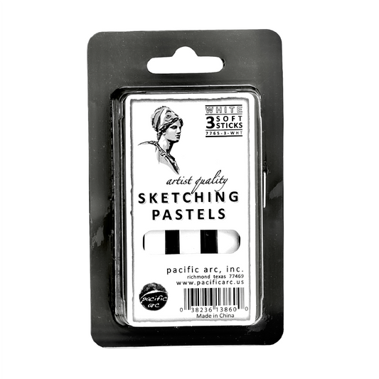 Sketching Pastels White [pk-3]