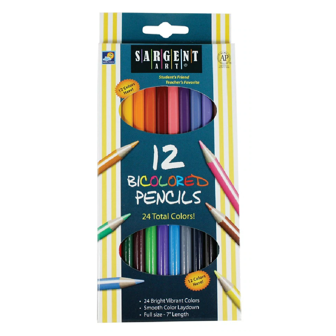 Bi-Colored Pencils Set [Pk-12]