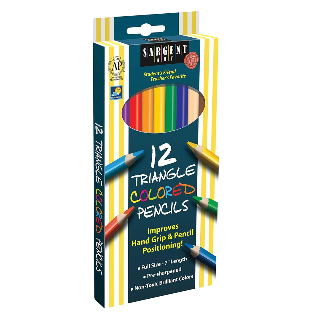 Triangle Colored Pencils [Pk-12]