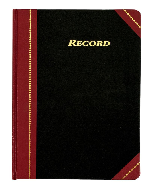 Record Book, 8-1/4" x 10-3/4", 300 Pages
