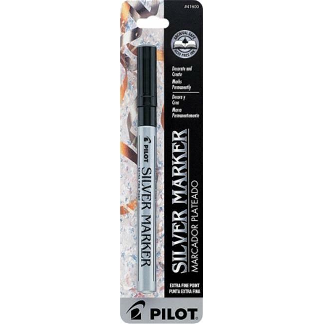 Silver Metallic Permanent Paint Marker, Extra Fine Point