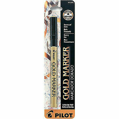 Gold Metallic Permanent Paint Marker, Extra Fine Point