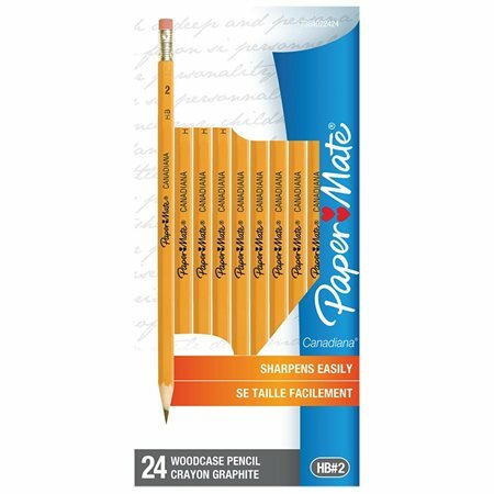 Wood Pencil HB#2, Canadian, [Pk-24]