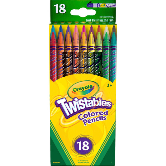 Twistables Colored Pencils, Assorted Colors [Pk-18]