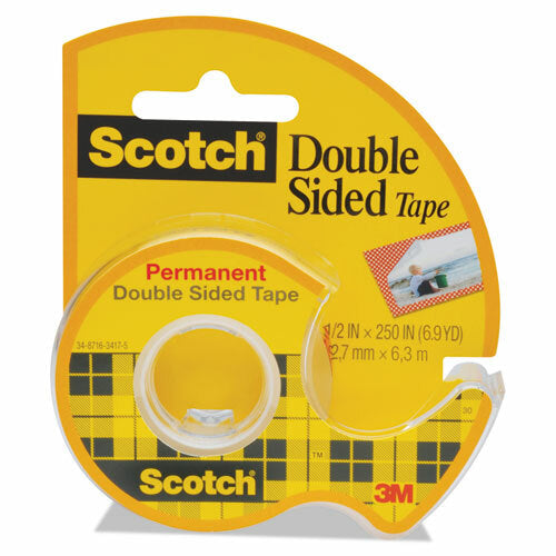 Bazic 0.5 x 200 Double Sided Foam Mounting Tape (2/Pack)