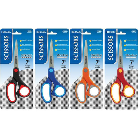 Scissor 7" Soft Grip Stainless Steel