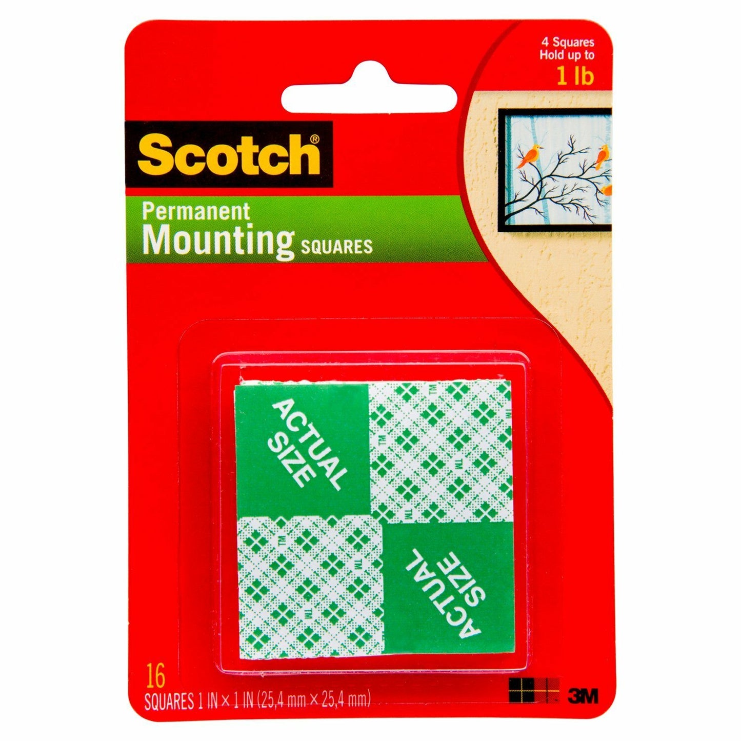 Permanent Mounting Squares