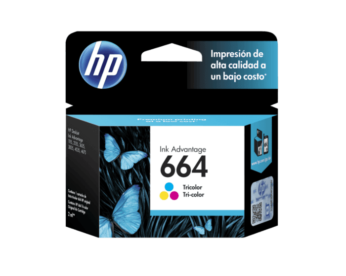 HP 664 Tri-Color Original Ink Cartridge